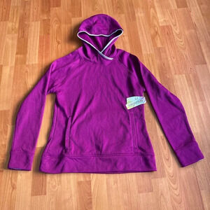 𝅺MORET Ultra Speed-Dri Performance Fleece Hoodie, Purple, Size Medium, NWT‎